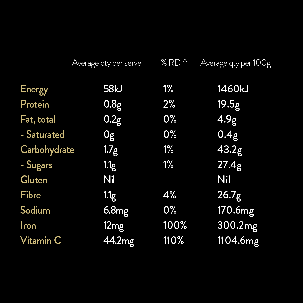 IRON+C 120G POWDER